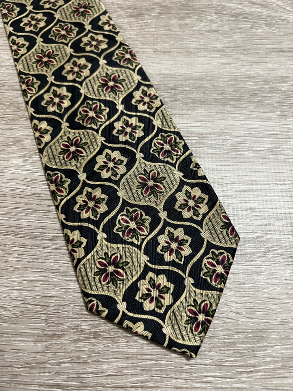 Robert Talbott Mitchell's of Westport Black Men's Tie Silk